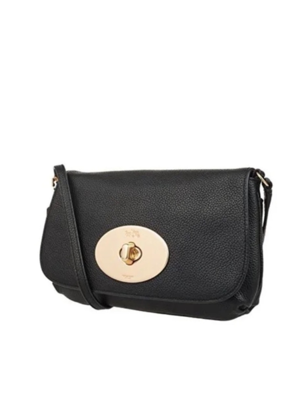 Coach Liv Black Leather Crossbody Bag with Gold Hardware, ‼️NFS‼️